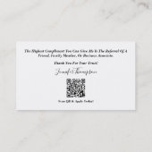 Gepersonaliseerde visitekaartjes voor Realtors (Achterkant)