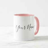 "Gepersonaliseerde Vissen Zodiac teken Naam en eig Mok (Voorkant rechts)