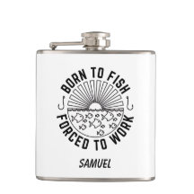 Gepersonaliseerde visser cadeau, Geboren om te vis