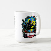 Gepersonaliseerde visserij-mokken koffiemok (Voorkant rechts)