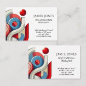 Gepersonaliseerde visueel opvallende visitekaartje (Voorkant / Achterkant)