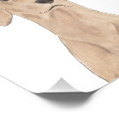 Gepersonaliseerde Vizsla Art Foto Afdruk (Hoek)