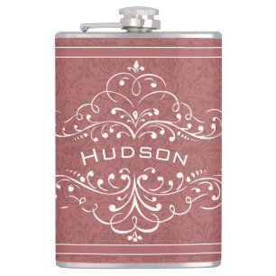 Gepersonaliseerde  Vlaanderen de heer Hipster Heupfles