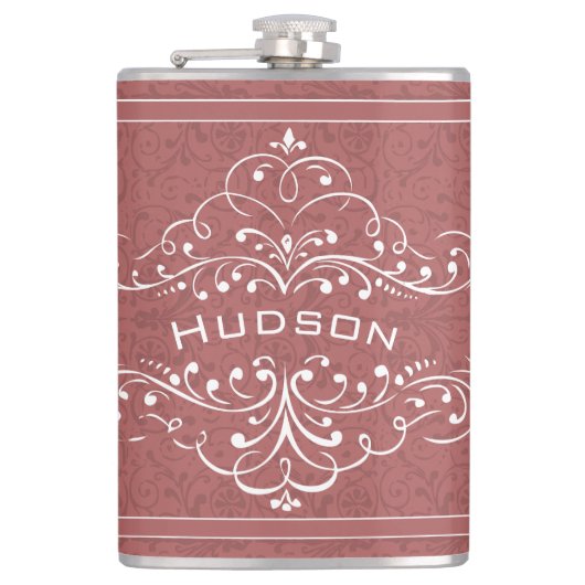 Gepersonaliseerde  Vlaanderen de heer Hipster Heupfles (Voorkant)