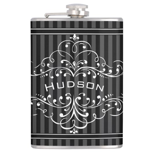 Gepersonaliseerde  Vlaanderen de heer Hipster Heupfles (Voorkant)