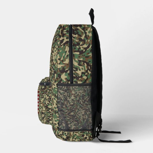 GEPERSONALISEERDE VLAG AANGEPASTE NAAM CAMO TAS (Rechts)