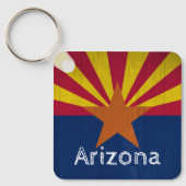 Gepersonaliseerde vlag van Arizona Sleutelhanger (Voorkant)