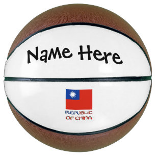 Gepersonaliseerde vlag van de Republiek China Taiw Basketbal