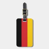 Gepersonaliseerde vlag van Duitsland Bagagelabel (Voorkant verticaal)