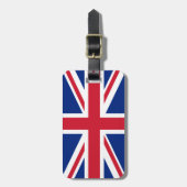 Gepersonaliseerde vlag van het Verenigd Koninkrijk Bagagelabel (Voorkant verticaal)
