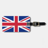 Gepersonaliseerde vlag van het Verenigd Koninkrijk Bagagelabel (Voorkant horizontaal)