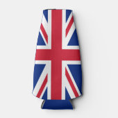 Gepersonaliseerde vlag van het Verenigd Koninkrijk Flesjeskoeler (Voorkant)