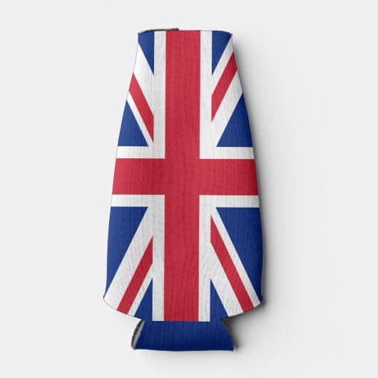 Gepersonaliseerde vlag van het Verenigd Koninkrijk Flesjeskoeler (Voorkant)