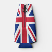 Gepersonaliseerde vlag van het Verenigd Koninkrijk Flesjeskoeler (Achterkant)