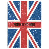 Gepersonaliseerde vlag van het Verenigd Koninkrijk Klembord (Achterkant)