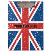 Gepersonaliseerde vlag van het Verenigd Koninkrijk Klembord (Voorkant)
