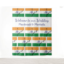 Gepersonaliseerde vlag van India