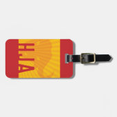 Gepersonaliseerde vlag van Spanje Geïnspireerd Bagagelabel (Voorkant horizontaal)