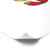 Gepersonaliseerde vlag van Venezuela Perfect Poster (Hoek)