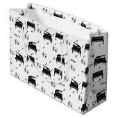 Gepersonaliseerde vleugelpiano en Muzieknoten Patr Groot Cadeauzakje (Achterkant Gekanteld)