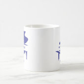 Gepersonaliseerde vleugelpiano koffiemok (Center)