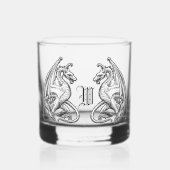 Gepersonaliseerde vleugelspelers whisky glas (Voorkant)