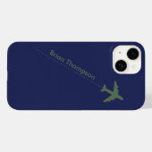 gepersonaliseerde vliegenier Case-Mate iPhone case (Achterkant (horizontaal))
