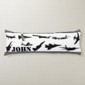 Gepersonaliseerde vliegtuigen lichaamskussen (Voorkant)