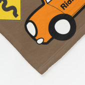 Gepersonaliseerde vliegtuigen, treinen en automati fleece deken (Hoek)