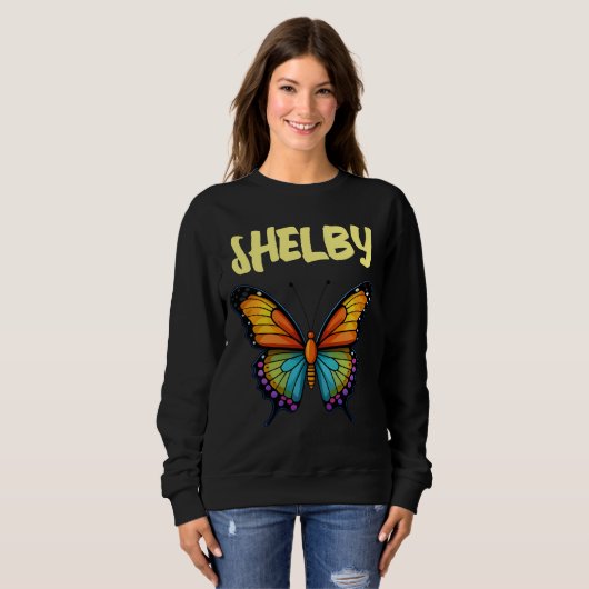 GEPERSONALISEERDE VLINDER DAMES T-SHIRTS (Voorkant volledig)