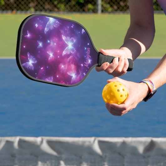 Gepersonaliseerde vlinder fantasie kunst pickleball paddle (Insitu)