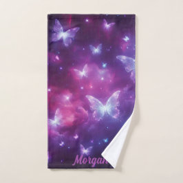 Gepersonaliseerde vlinder fantasie kunst sport handdoek