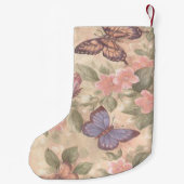 Gepersonaliseerde vlinder kerstkous kleine kerstsok (Achterkant)