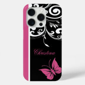 Gepersonaliseerde vlinderbloemigen kruipen kruit Case-Mate iPhone case (Achterkant)