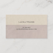 Gepersonaliseerde vlinderillustratie Logo Visitekaartje (Achterkant)