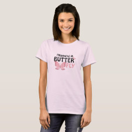 Gepersonaliseerde vlindernaam T-shirt