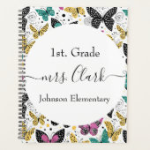Gepersonaliseerde vlinders leraar les planner (Voorkant)