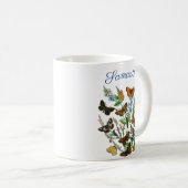 GEPERSONALISEERDE VLINDERS UIT NATUUR KOFFIEMOK (Voorkant rechts)