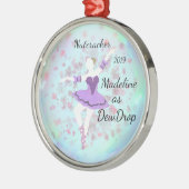 Gepersonaliseerde voedingsbarstensornament - dauwd metalen ornament (Links)