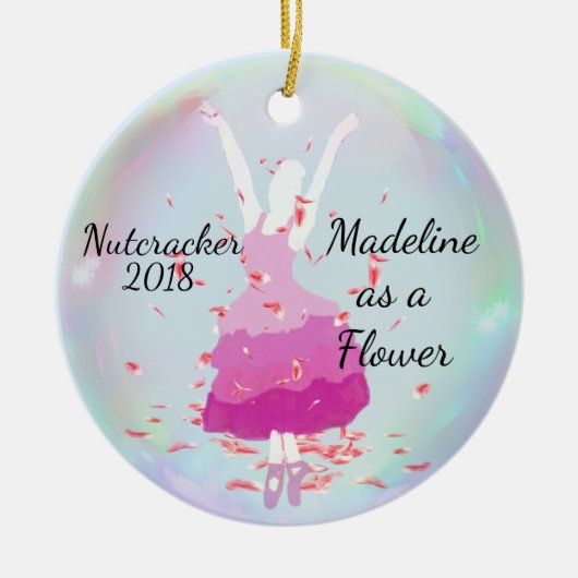 Gepersonaliseerde voedingskraker voor sierdoeleind keramisch ornament (Voorkant)