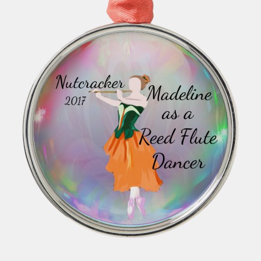 Gepersonaliseerde voedingskraker voor sierdoeleind metalen ornament (Voorkant)