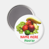 Gepersonaliseerde Voedselmagneten voor Jonge geitj Magneet (Voorkant / Achterkant)