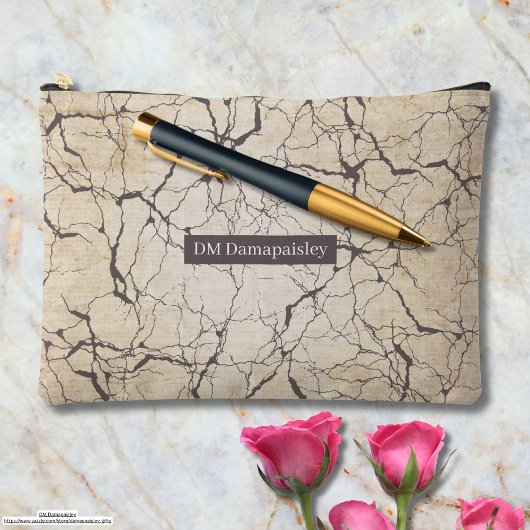 Gepersonaliseerde voeg uw merknaam toe Boomschors Etui