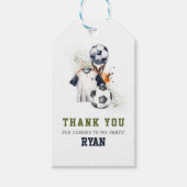 Gepersonaliseerde Voetbal Cadeaus voor Jongens Ver Cadeaulabel (Voorkant)