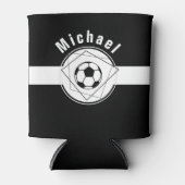 Gepersonaliseerde Voetbal Football Speler Goalie G Blikjeskoeler (Voorkant)