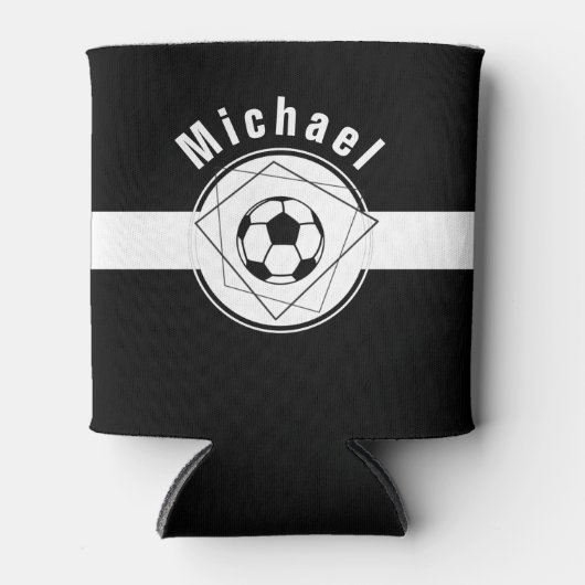 Gepersonaliseerde Voetbal Football Speler Goalie G Blikjeskoeler (Voorkant)