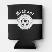 Gepersonaliseerde Voetbal Football Speler Goalie G Blikjeskoeler (Achterkant)