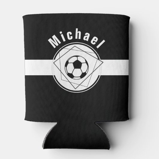 Gepersonaliseerde Voetbal Football Speler Goalie G Blikjeskoeler (Achterkant)