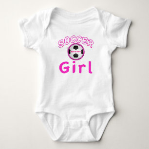 Gepersonaliseerde Voetbal Meisje Baby Kleding Baby Romper