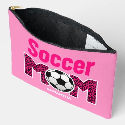 Gepersonaliseerde Voetbal Moeder Naam Moederdag Etui (Open)